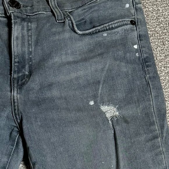 Current Elliot - Grey Splattered Stiletto Jean - Size 30 - Picture 14 of 15